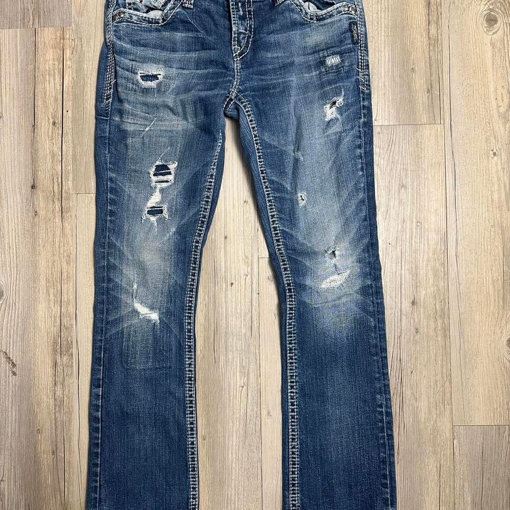 Silver-jeans-co Women's Blue and Navy Jeans